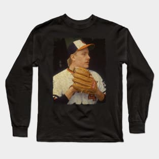 Curt Schilling in Baltimore Orioles Long Sleeve T-Shirt